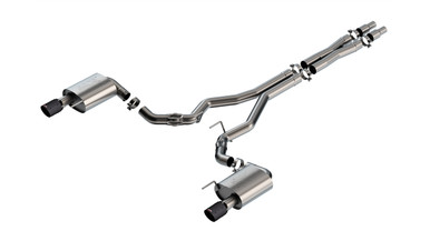 Borla 2024 Ford Mustang GT 5.0L V8 w/o Active Exhaust ATAK Cat-Back Exhaust System – Carbon Fiber – 140961CFBA
