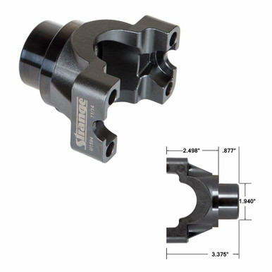 Strange Engineering Chrome Moly 1350 Series Yoke Fits GM 8.5
