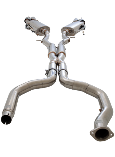 XForce Camaro Gen 6 Varex Valved Cat Back Exhaust (ES-CC16-VMK-CBS)