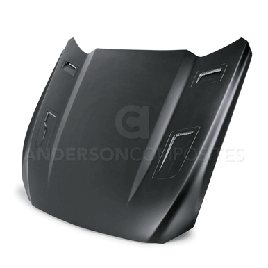 Anderson Composites Gth Style Fiberglass Hood (15-17 Mustang) AC-HD15FDMU-AT-GF