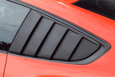 Cervinis Quarter Window Louvers (2015-2023 Mustang) 4447-MB