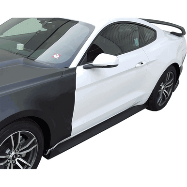 Anderson Composites Carbon Fiber GT350 Style Rocker Panel Splitter (2015-2023 Mustang) AC-SS15FDMU-GR
