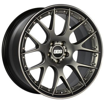 BBS 21x9 CH-RII 603 Wheel 5x120 BC 28 ET Black Rim Platinum Center