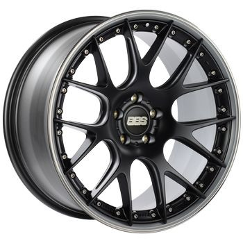 BBS 21x10.5 CH-RII 604 Wheel 5x120 BC 35 ET Platinum Rim Black