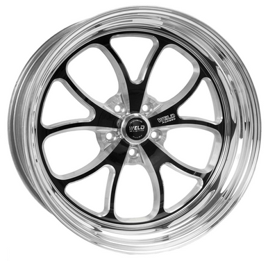 Weld 17×5 RT-S S76 Front Wheel Black (2011-2023 Mustang / 2006-2012 GT500 / 2024 Mustang) 76HB7050A22A