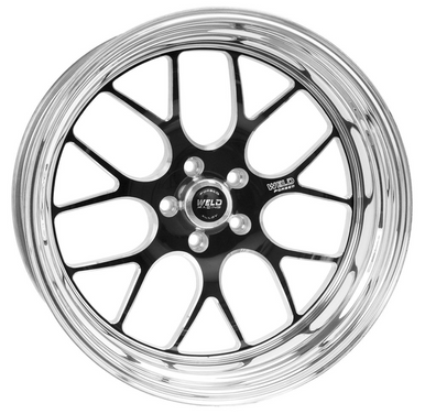 Weld 18×9.5 S77 Front Wheel Black Center (2015-2023 Mustang / 2024 Mustang) 77HB8095A66A
