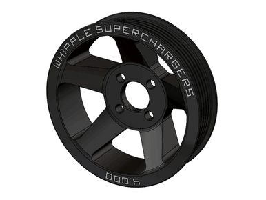 Whipple 6 Rib Supercharger Pulley Ford W175FF (2011-2023 Mustang GT/GT350) SCP-6-COY
