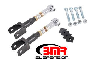 BMR Rear Toe Rods Adjustable Black (2015-2023 Mustang / 2024 Mustang) TR005H