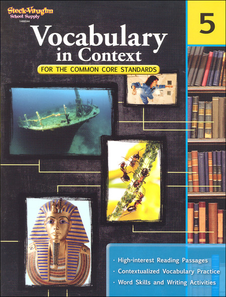 Grade 5 Vocabulary in Context For The Common Core Standards Ebook