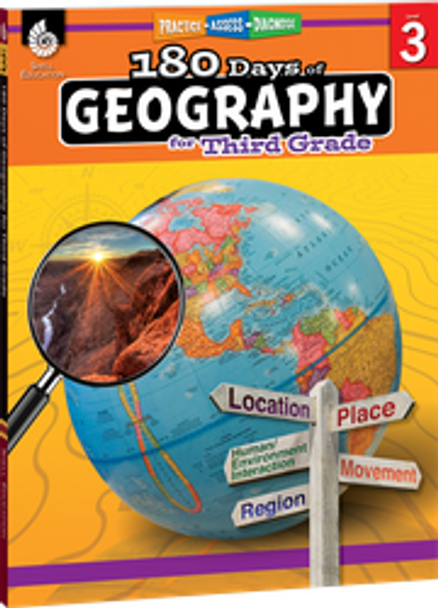 180 Days of Geography for 3rd Grade Ebook