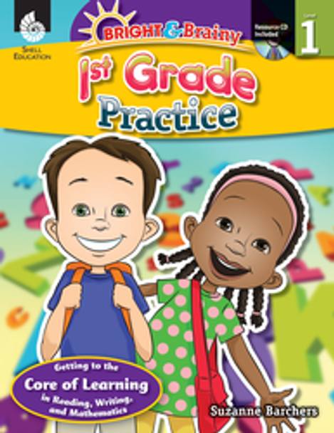 Bright & Brainy: 1st Grade Practice Ebook