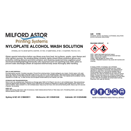Alcohol plate Wash 5L(MOAALCWASH5L)