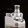 Bell Vape by Chris Mun - "Bell Cap for Split Atty by DNV, Polished". Split Atty, VapeMonster Drip Tip, and mod are not included in this sale, and are shown attached for demonstration purposes only.