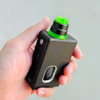 Nick Ricotta Customs - "Beauty Ring / Drip Tip Set" for Armor RDA, Clear Neon Green