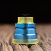 Nick Ricotta Customs - "Beauty Ring / Drip Tip Set" for Typhon, Clear Yellow