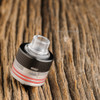 Vapemonster - "Space 5 Black PVD" RDA shown with Vapemonster Monster Tip PMMA attached for demonstration purposes only. This drip tip is NOT included in this sale, and must be purchased separately.