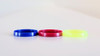 Miro Momo Candy - Beauty Ring, 23.7mm to 22mm: Blue, Red, and Acid Green