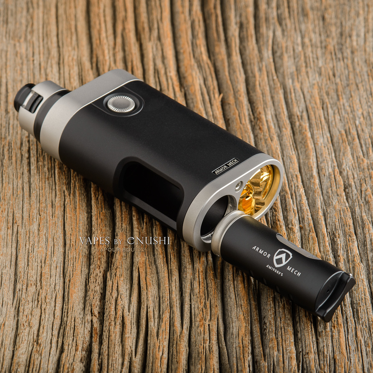 Armor Mods - Armor Mech V2, Satin SS / Black - Vapes by Enushi Armor Mods - Armor Mech V2, Satin SS / Black - Vapes by Enushi
