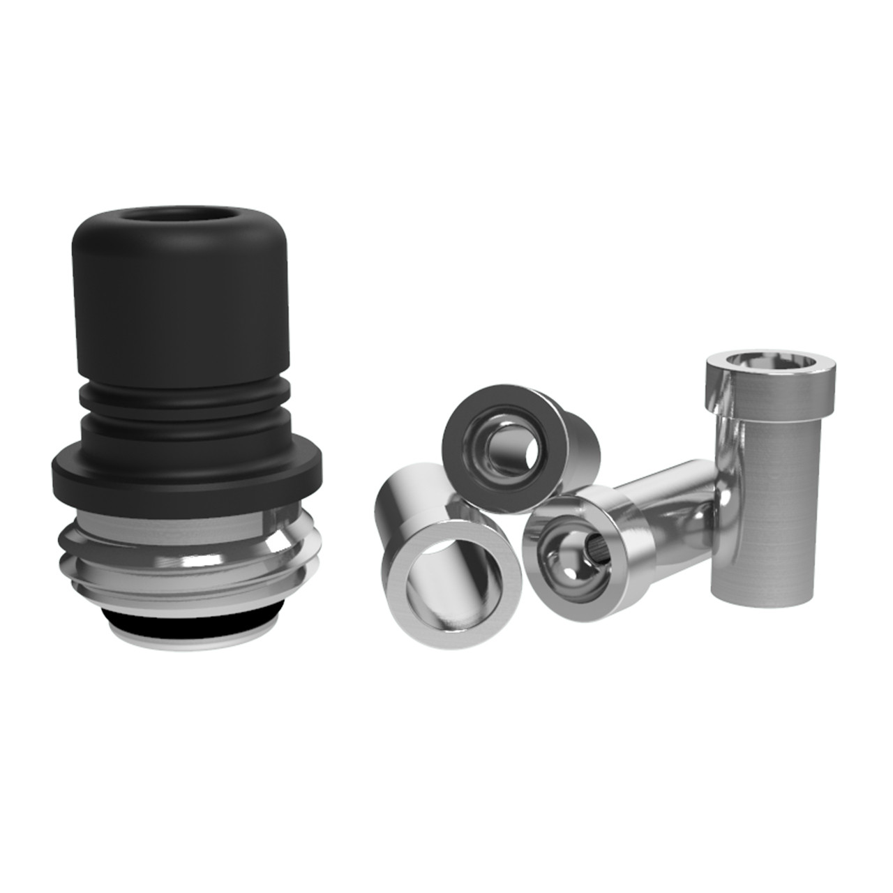 MISSION XV - MISSION Tips - Integrated Hybrid Teflon Drip Tip for