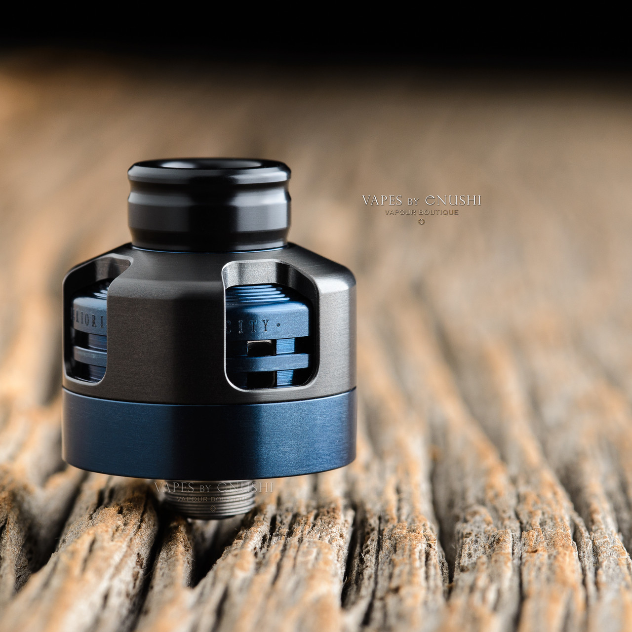 Armor Mods - Engine RDA Rhodium Series, Grey to Blue - Vapes by Enushi