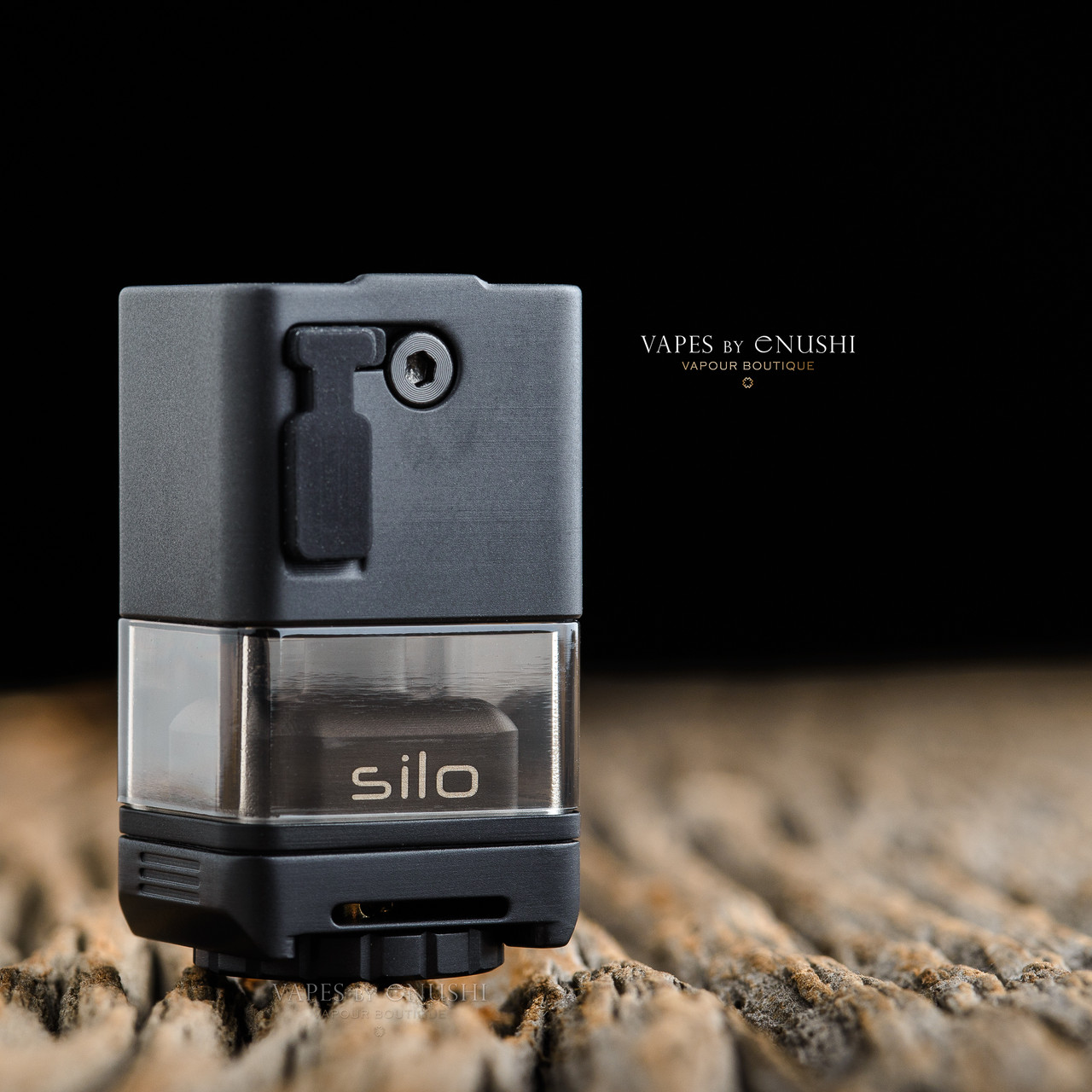 jG x Orca Vape - Silo RBA, Black PVD - Vapes by Enushi