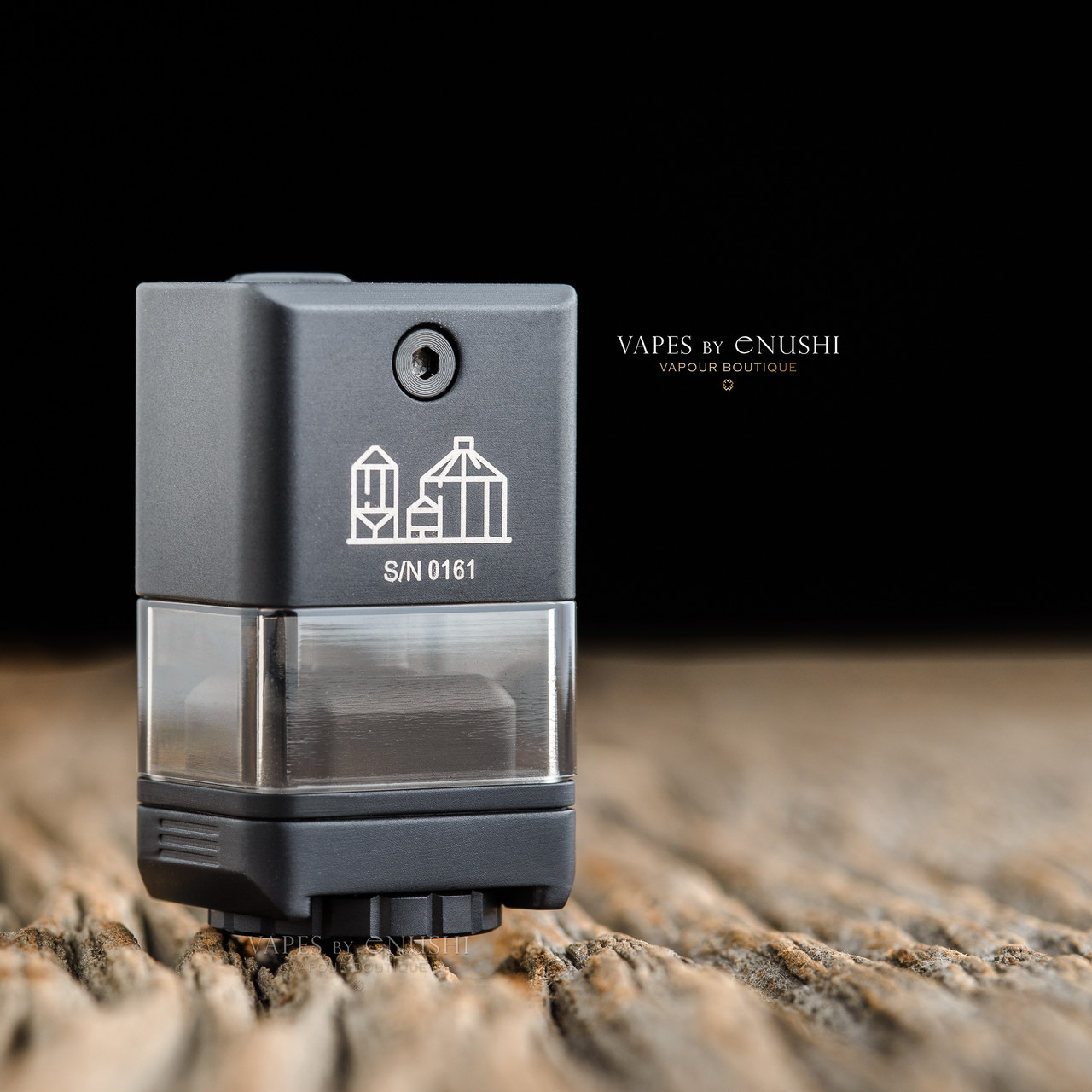 jG x Orca Vape - Silo RBA, Black PVD - Vapes by Enushi