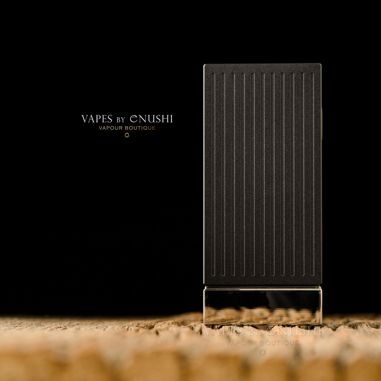 Xtra Mile Vape - Prelude V2, Polished SS & Black PVD - Vapes by Enushi