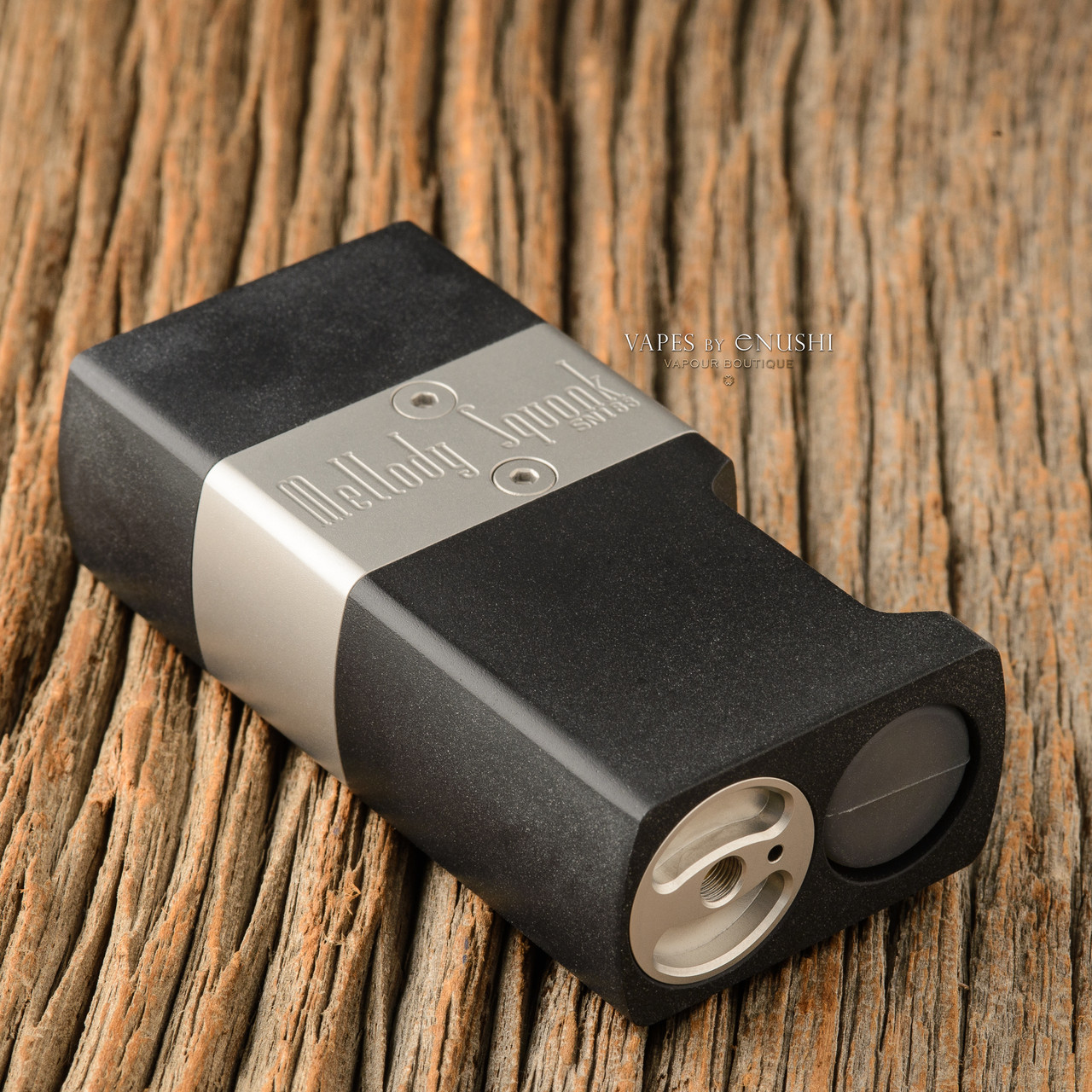 Loud Cloud Mods - Mellody Squonk, Black Delrin SN183