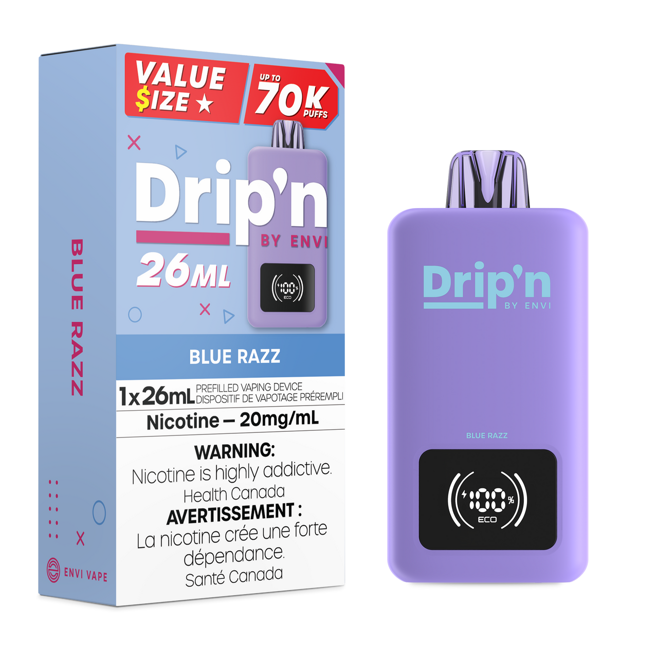 Drip'n by Envi - 26mL / 70k Disposable Vape - Markham, Richmond Hill, Toronto, Ontario, Canada - Vapes by Enushi Drip'n by Envi - 26mL / 70k Disposable Vape - Markham, Richmond Hill, Toronto, Ontario, Canada - Vapes by Enushi