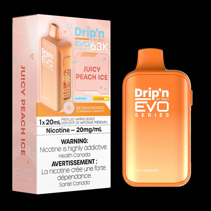 ENVI VAPE - Drip'n EVO 63K Series Disposable Vape - Markham, Richmond Hill,  Toronto, Ontario, Canada - Vapes by Enushi