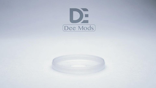 Dee Mods - "Shorty Ring, Frosted PMMA" Acrylic Beauty Ring