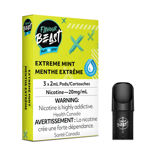 Flavour Beast Pod - Extreme Mint Iced (3/PK)