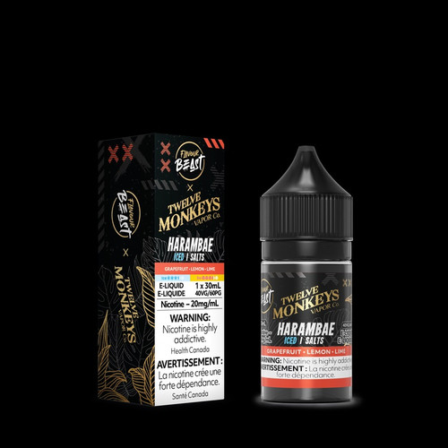 Flavour Beast x Twelve Monkeys E-Liquid - Harambae Iced (30mL) 20mg