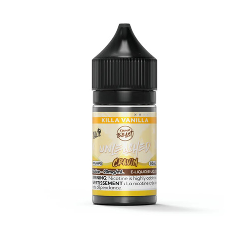 Flavour Beast E-Liquid - Unleashed Cravin Killa Vanilla (30mL) 20mg
