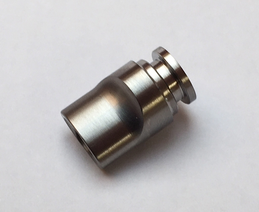 Hellfire Mods (The Attysmith) "Whistle Tip Mini, Titanium" 510 Drip