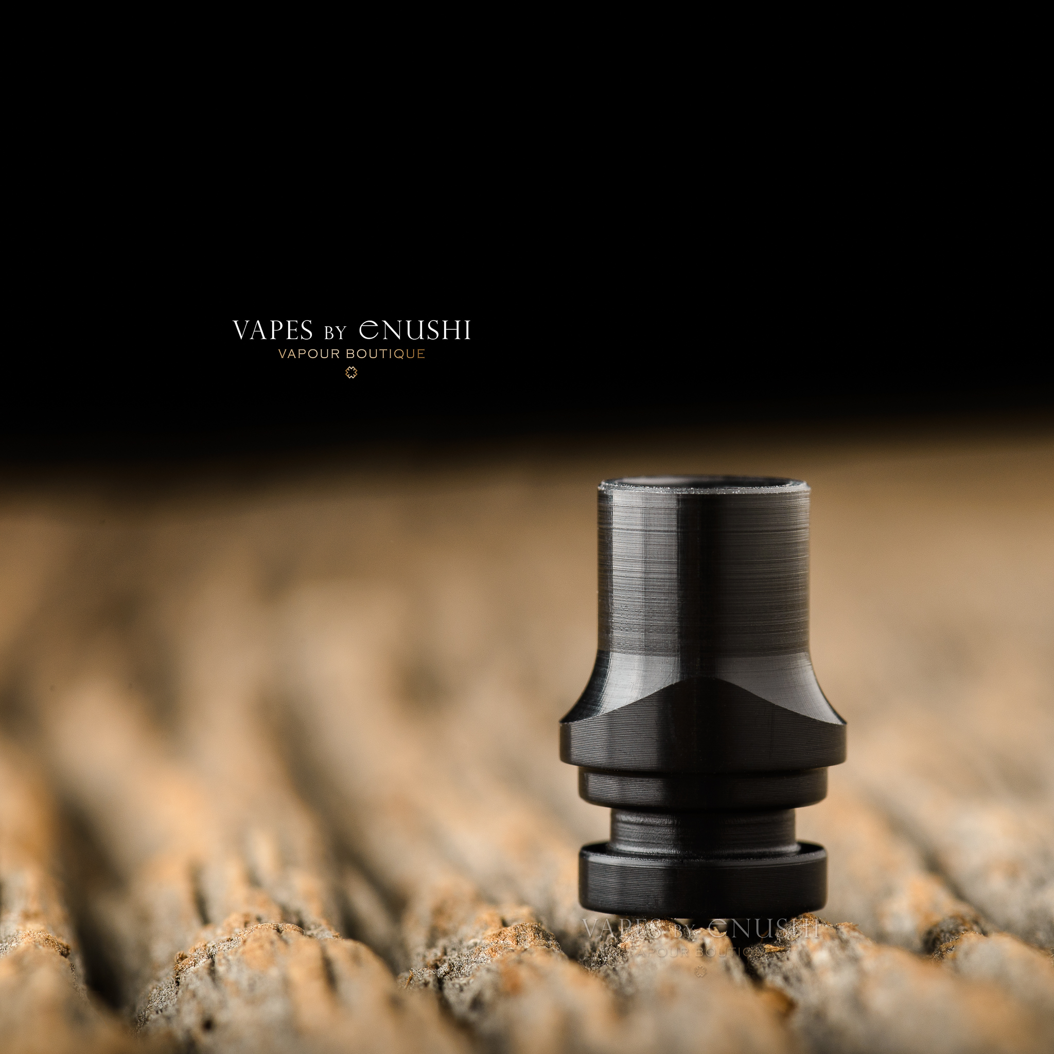 Hellfire Mods (The Attysmith) "Whistle Tip, Black Delrin" 510 Drip