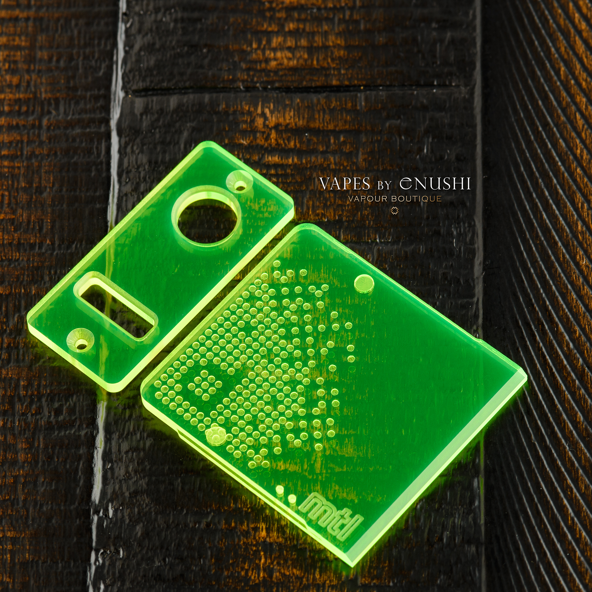 Delro Door & Button Plate Set, MTL, Toxic - Vapes by Enushi