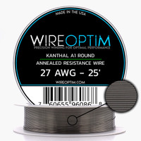 WIREOPTIM - Kanthal A-1 (Ka1) Heating Wire, 27 Gauge