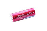 Vapcell - 18500 INR18500 K15 1500mAh 15A High Discharge Flat Top Battery (Pair)