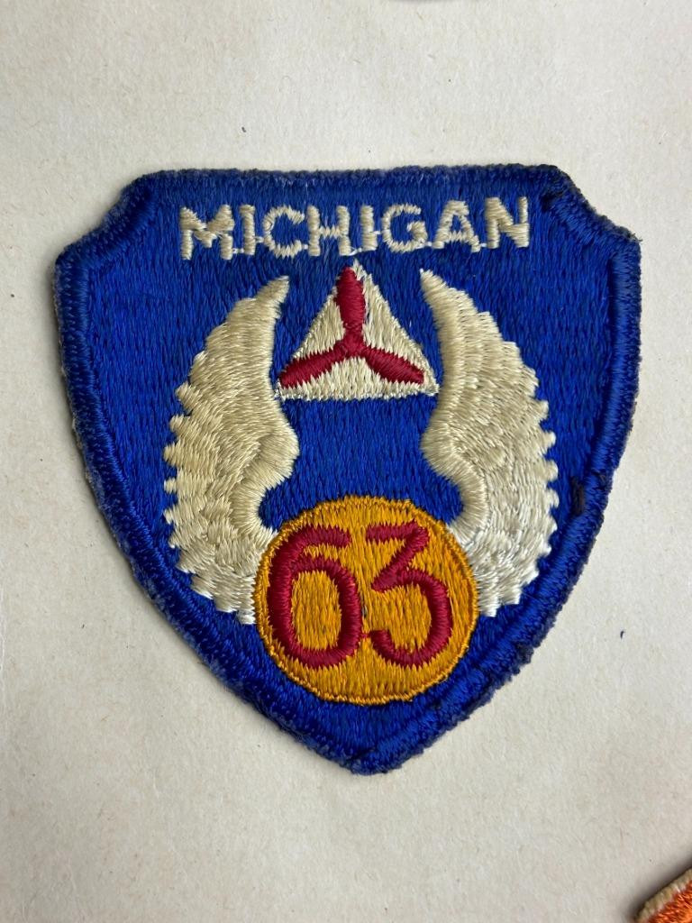 G W Larence Collection Michigan Civil Air Patrol 63rd Wing Patch Inv 38-6