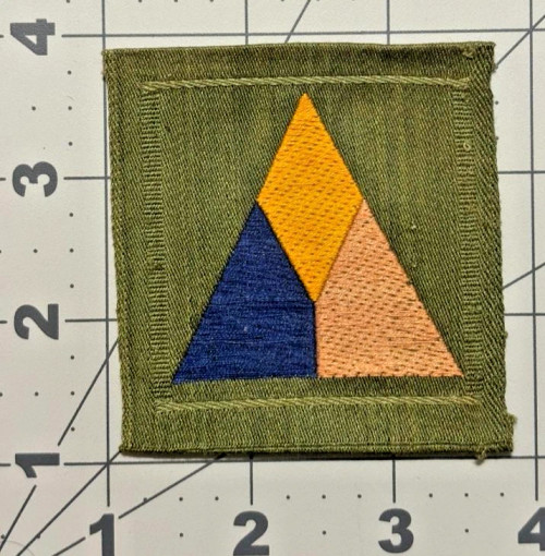 WW 1 AEF Tank Corps Liberty Loan Reversed Patch Inv# K6440