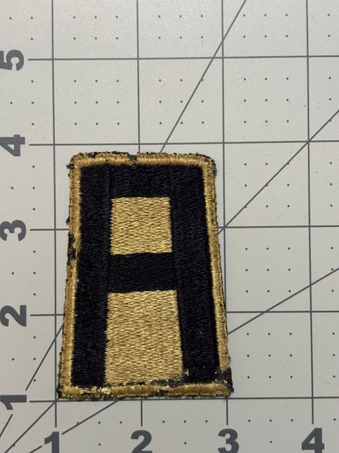 British Made Gold & Black WW 2 US Army 1st Army Patch Inv# K6865