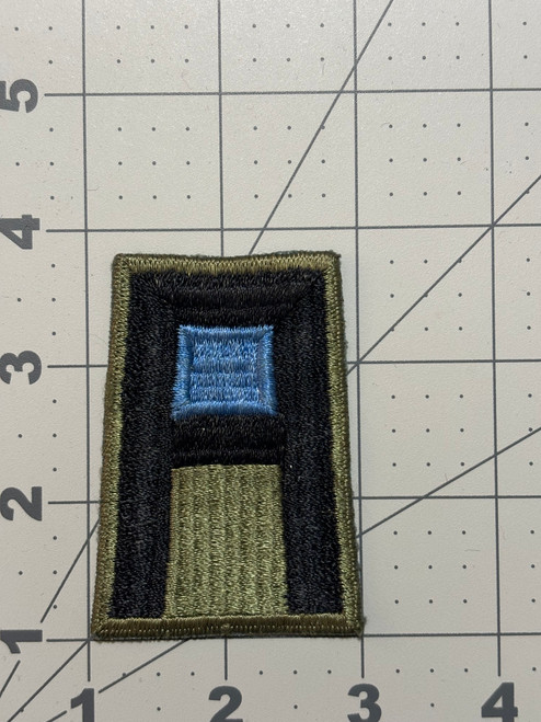 WW 2 US Army 1st Army Infantry Ribbed Weaved Patch Inv# K6874