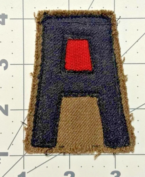 Theater Made WW 2 US Army 1st Army Artillery Patch Inv# K6896