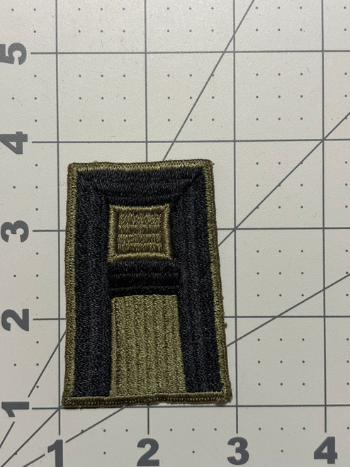 WW 2 US Army 1st Army DEM or DEML Ribbed Weave Patch Inv# K6919