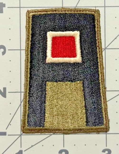 Off Uniform WW 2 US Army 1st Army Engineer Greenback Patch Inv# K6965