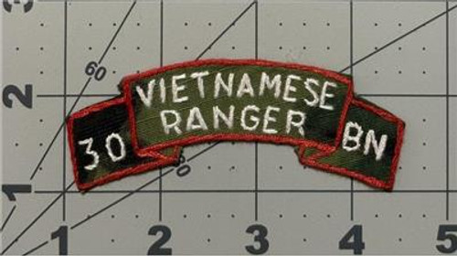 In Country Made US Advisor 30th Battalion Vietnamese Ranger Patch Inv# K6810