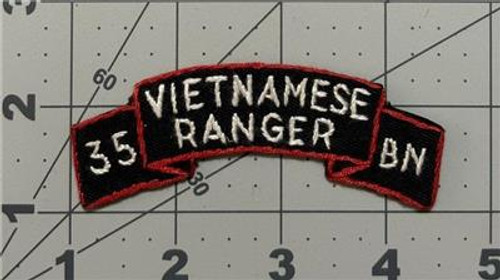 In Country Made US Advisor 35th Battalion Vietnamese Ranger Patch Inv# K6817