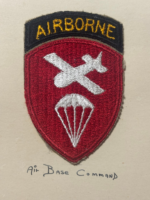 Lt Balcom Collection Patch #148 Airborne Command