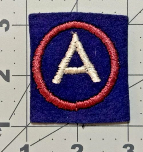 WW 1 Occupation US Army 3rd Army Patch Inv# K7053